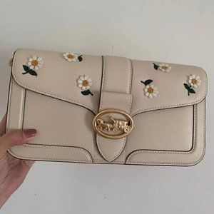 Coach handbags, carriage, one-shoulder messenger handbag